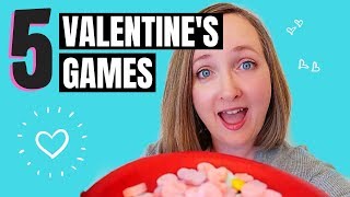 5 Valentines Day Party Games for Kids [upl. by Mayeda]