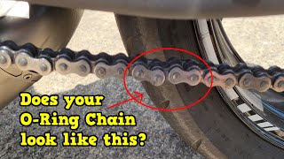 Does Your Motorcycle ORing Chain Look Like This [upl. by Alokin]