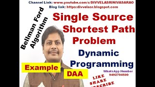 Single Source Shortest Path Problem  Dynamic Programming  Bellman Ford Algorithm  DAA [upl. by Ramed]