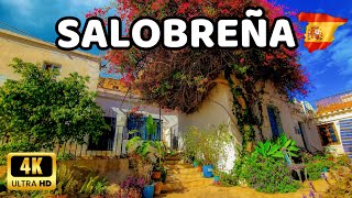 🇪🇦4K SALOBREÑA  The Most Beautiful White Villages in Andalucía Spain  Pueblos Mágicos de España [upl. by Glynias]