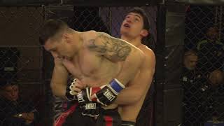 LUGANO IN THE CAGE 2019 Match 18 MMA PRO Emanuele Sabatino VS Nicholas DElia [upl. by Karrah]