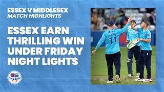 Essex v Middlesex Match Highlights [upl. by Cohbert]