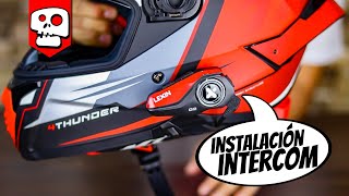 ¿Cómo se instala un intercomunicador  Lexin G2  MT Helmets Thunder 4SV  Alets Go [upl. by Lsil]