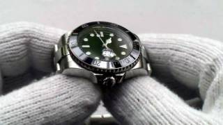 40mm Ceramic Bezel Submariner From Parnis Watch Factory Solid SS [upl. by Bland319]