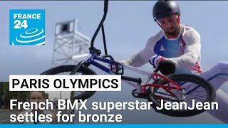 Paris Olympics Argentinas Jose Torres Gil wins BMX gold as Frances JeanJean settles for Bronze [upl. by Donal441]