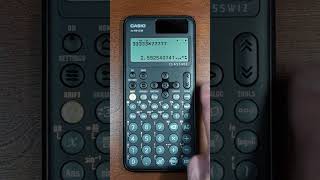 CASIO fx991CW Classwiz  ENG Notation [upl. by Woods]