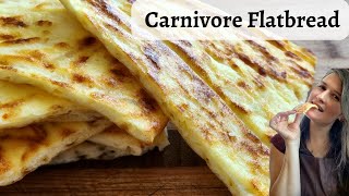 Carnivore AND Keto Flatbread  make it with only 3 INGREDIENTS [upl. by Notnyw]