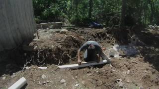 installing septic system [upl. by Eizzik]