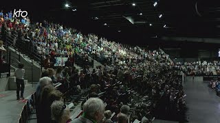 Rassemblement diocésain de Narbonne  laccueil du nouvel évêque [upl. by Ayifas]