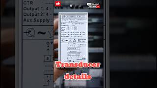 Transducer details trending powerplant electrical electronic shortvideo shorts short video [upl. by Kreitman]