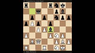 1924 New York Reti Capablanca A15 English Opening Anglo Indian Defense Kings Indian Formation [upl. by Htiduj]