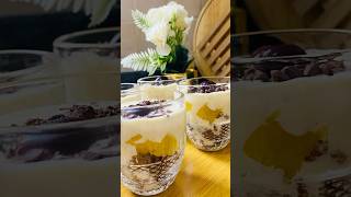 Black Forest trifle shots sweet desert blackforestcake cake shots fyp explore recipe food [upl. by Olra]