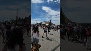 The finish line at llama race Burro Days in South Park Colorado [upl. by Lolita]