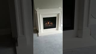 Bellfires Smart Bell 75 70 with Cambridge Aegean Limestone Fireplace [upl. by Nedyaj]