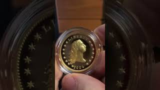 Flowing Hair gold coin [upl. by Leahcimauhsoj]