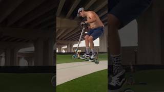 Almost ate it scoot flomotion scooty skatepark scooterstunts fypyoutube fypシ゚ florida fyp [upl. by Aramaj702]