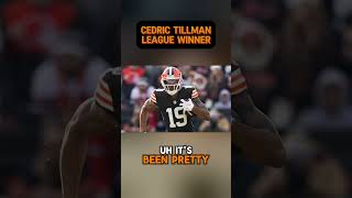 Cedric Tillman has LEAGUE WINNING Upside in fantasyfootball [upl. by Atteuqehs]