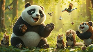 Peppy the Playful PANDA POEM  Fun Poem for Kids  Nursery Rhyme [upl. by Dash]