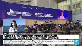 Informe desde Santo Domingo inicia la Cumbre Iberoamericana 2023 [upl. by Enyrehtak]