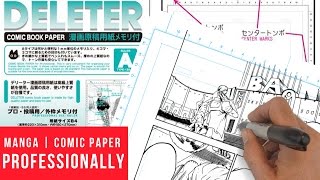 How To Use Manga Comic Book Paper Professionally [upl. by Comyns751]