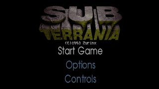 Sub Terrania Intro and Gameplay Demo [upl. by Jordans]