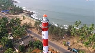 Guhagar Light House  Aerial Filming  Nine Exposures [upl. by Mike84]