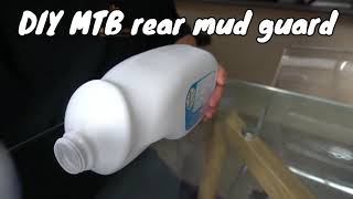 How To Make A Mudguard For Your Mountain Bike  MTB Rear Mudguard [upl. by Arelc131]