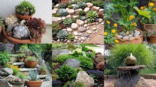 Rock Ideas for garden decoration  Rock and Stone garden decor ideas [upl. by Eetsirhc]