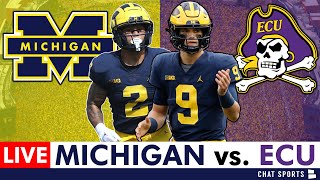 Michigan Football vs East Carolina Live Streaming Scoreboard PlayByPlay Peacock Highlights Chat [upl. by Trebeh]