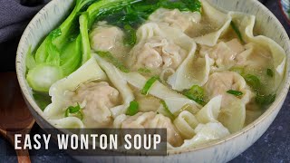 Easy Chinese Wonton Soup [upl. by Eerrahs]