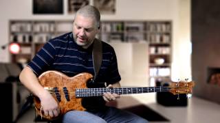 Scott Whitley demonstrates his SWB1 short scale signature bass [upl. by Vladi993]