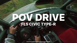 The 2024 Honda Civic TypeR FL5  200 MILES ONLY  FWD KING POV Drive [upl. by Ahsieit975]