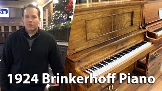 1924 Brinkerhoff Refurbished Upright Piano [upl. by Cherri]