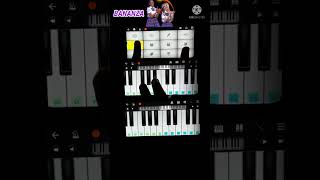 Bananza  Belly Dancer  Remix On Piano Walkband tutorial shorts [upl. by Birdt]