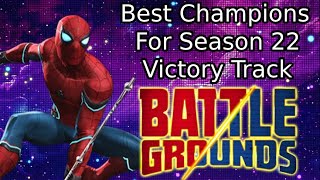 Best Champions For Battlegrounds Season 22 Rich Get Richer Meta AttackersDefenders  MCOC [upl. by Bora]