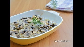 Fettine di vitello gratinate al forno con e senza funghi  Ricette che Passione [upl. by Alister]