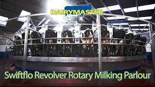 Dairymasters Swiftflo Rotary Milking Parlour [upl. by Leirbag399]