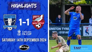 Dunston UTS 1 Scarborough Athletic 1  Emirates FA Cup Second Round Qualifying Highlights [upl. by Slinkman]