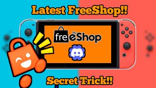 BRAND NEWSecret FreeShop In Tinfoil For Switch [upl. by Rutger]