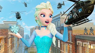 Elsa Frozen  Attack To City [upl. by Christoph]