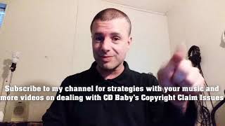 Solve the CD Baby copyright claim on youtube [upl. by Kantos]