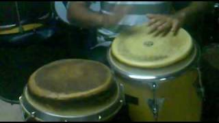 Clase avanzada de congas rudimento y floreo tecnica moderna [upl. by Abbi]