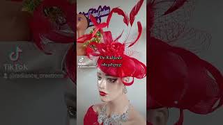 Fascinator diy headpiece crinoline wedding bride fashion turban [upl. by Guglielmo]