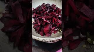 Beetroot poriyal today vegiii love foodie food cooking cookingchannel [upl. by Newra]