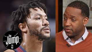 Tracy McGrady feels bad for Derrick Rose  The Jump  ESPN [upl. by Keg]