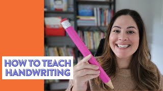 How to Teach Handwriting in Kindergarten and First Grade  Handwriting tips and strategies [upl. by Neras917]