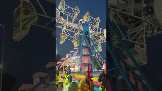 California carnival ride traps 18 people midair [upl. by Prochoras]