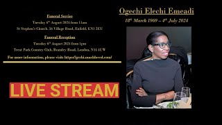 Ogechi Elechi Emeadi Funeral amp Burial  6th August 2024 [upl. by Brote799]