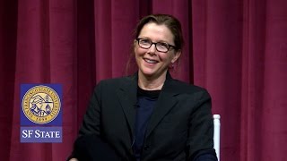 Alum Annette Bening returns to Little Theatre for talk with students [upl. by Hesketh]