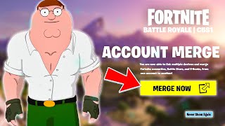 HOW TO MERGE FORTNITE ACCOUNTS SEASON 1 [upl. by Suhail]